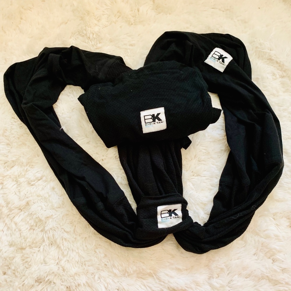 Baby K’ TAN baby wrap sling medium black